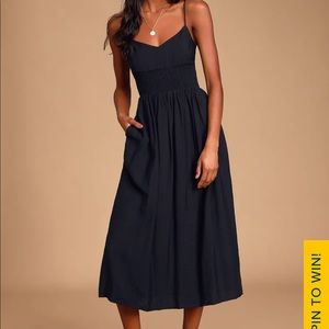 Black dress purchased from LuLus. Size S. Worn once.